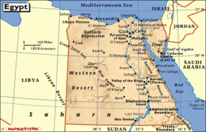 Mapa de Egipto