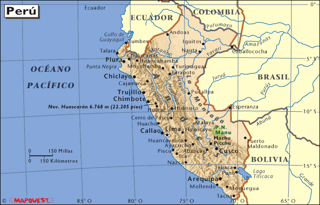 Mapa de Perú