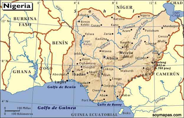 Mapan de Nigeria