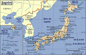 Mapa de Japón