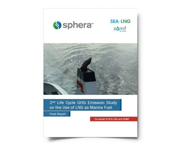Sphera. Estudio de emisiones de GEI del segundo ciclo de vida sobre el uso de GNL como combustible marino