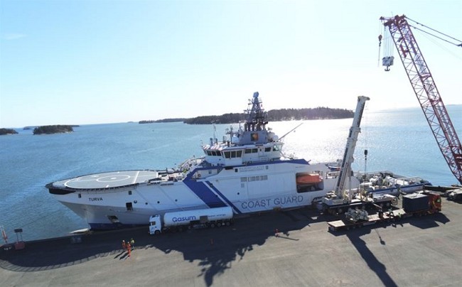Wärtsilä colabora con la Guardia Fronteriza de Finlandia en las pruebas de Bio LNG
