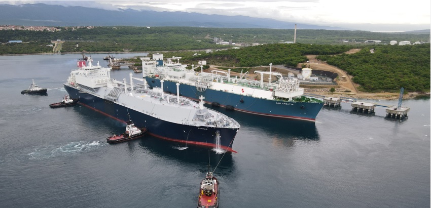 Croacia recibe otro cargamento de GNL procedente de los EE. UU.
