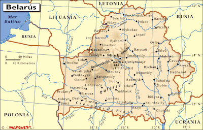 Mapa de Belarús