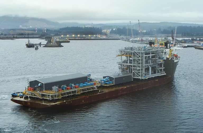 LNG Canada recibe nuevo módulo