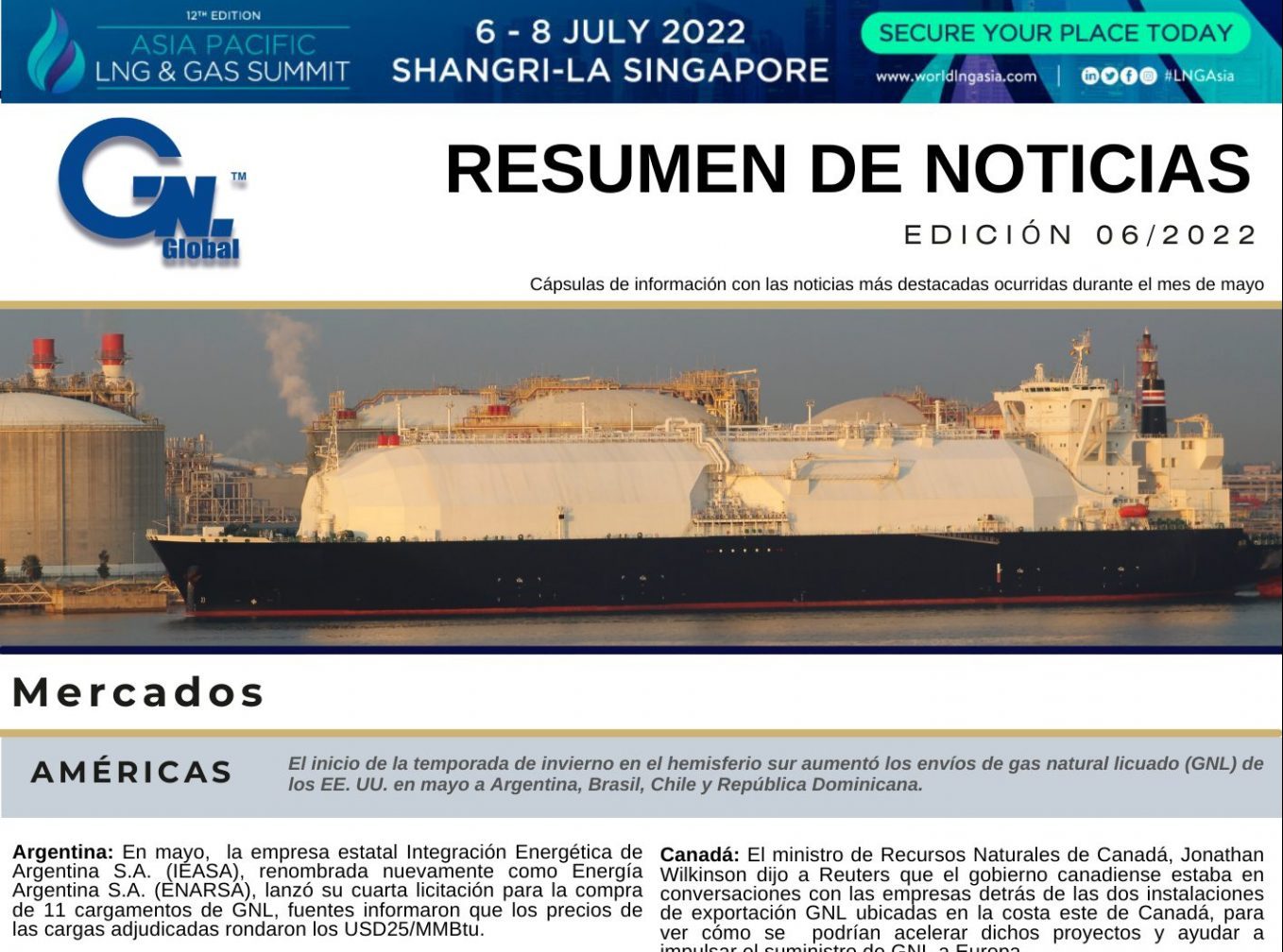 Resumen Mensual de Noticias | Edición 06