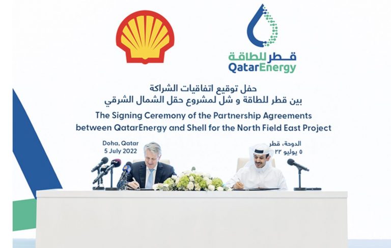 Qatar anuncia sociedad con Shell para su proyecto de Expansión NFE. Imagen Cortesía QatarEnergy