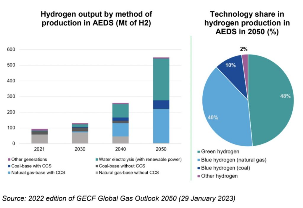 GECF: Hidrógeno azul, un actor clave en el futuro de la transición energética