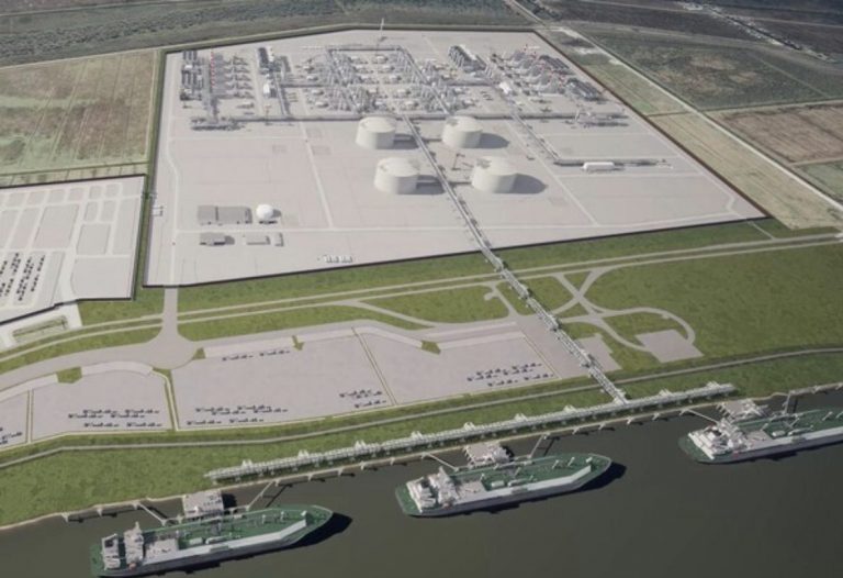 Proyecto Plaquemines LNG. Imagen cortesía de Venture Global LNG