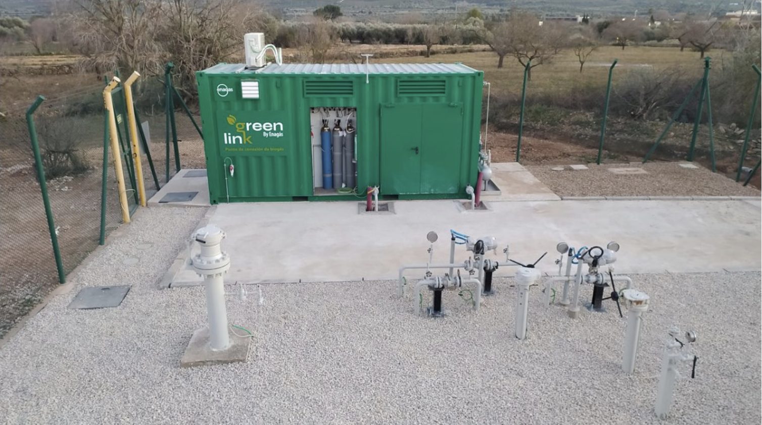 Enagás facilita la conexión de producción de biometano y otros gases renovables a la red española
