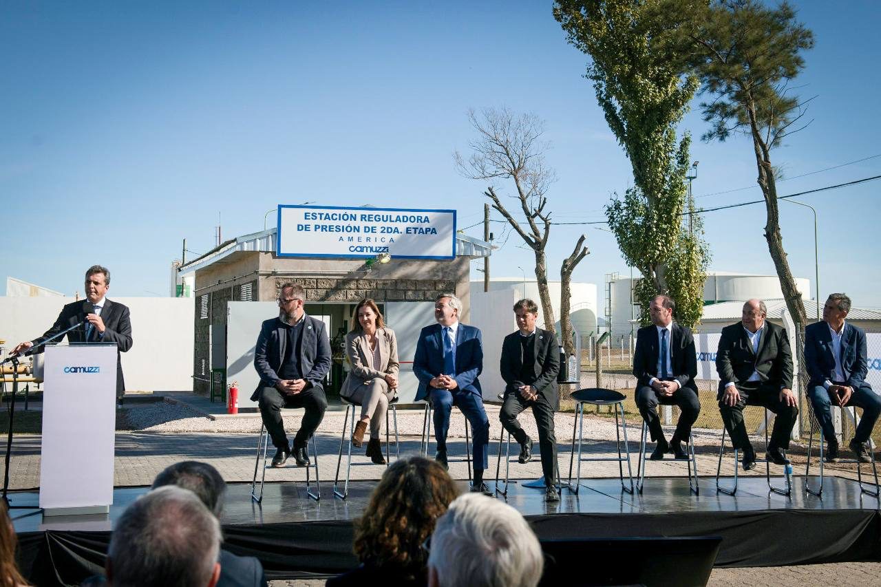 Argentina inauguró el nuevo Gasoducto América en la provincia de Buenos Aires