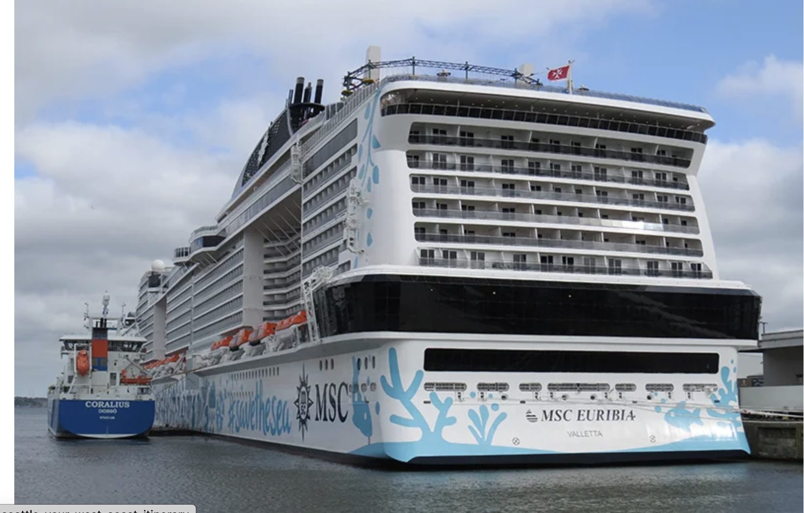 MSC Cruceros y Gasum se asocian para soluciones de GNL