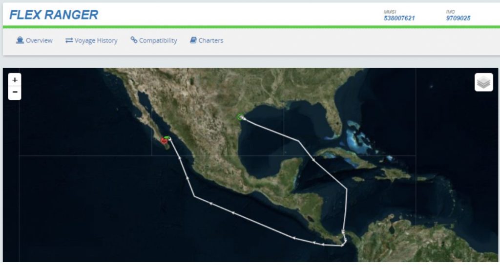 Terminal la Paz en México recibe una carga de GNL