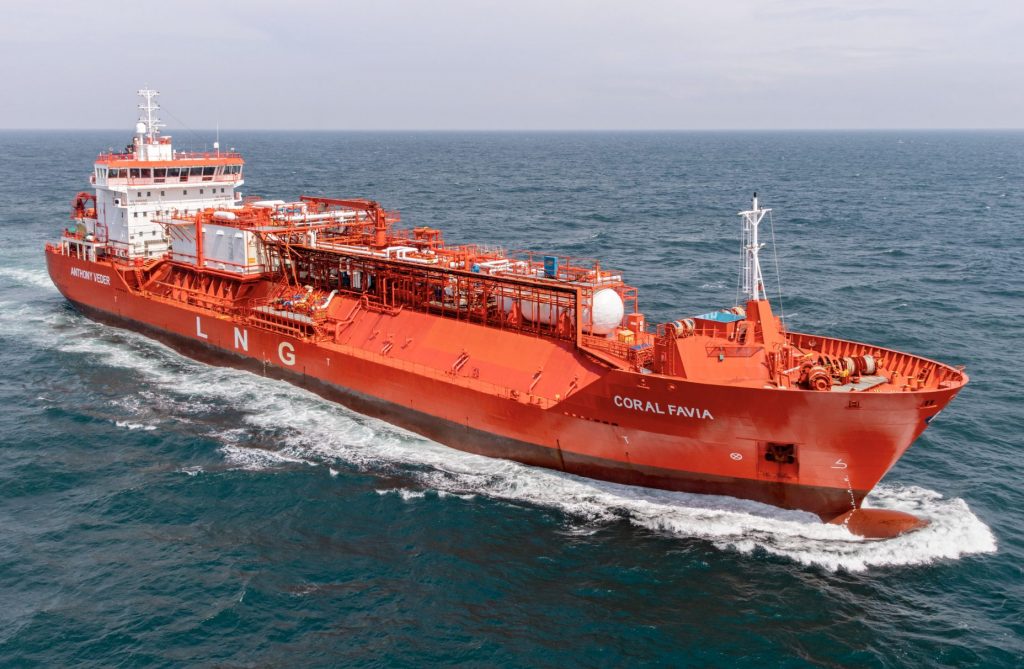 Eagle LNG anuncia la llegada de Coral Favia buque que ofrecerá servicios de suministro y abastecimiento de GNL para la cuenca del Caribe