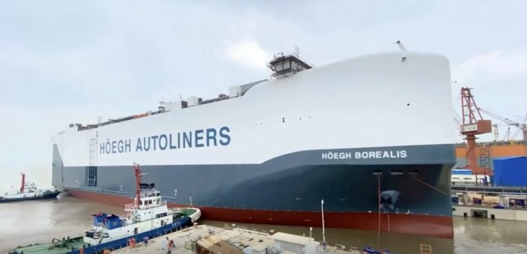 Höegh Autoliners celebra un hito con su segunda nave Clase Aurora