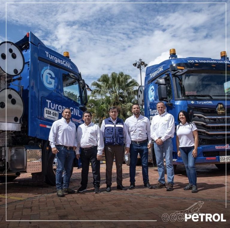 Ecopetrol, junto a empresas aliadas, inician transporte de crudo con una flota de tractocamiones a GNL