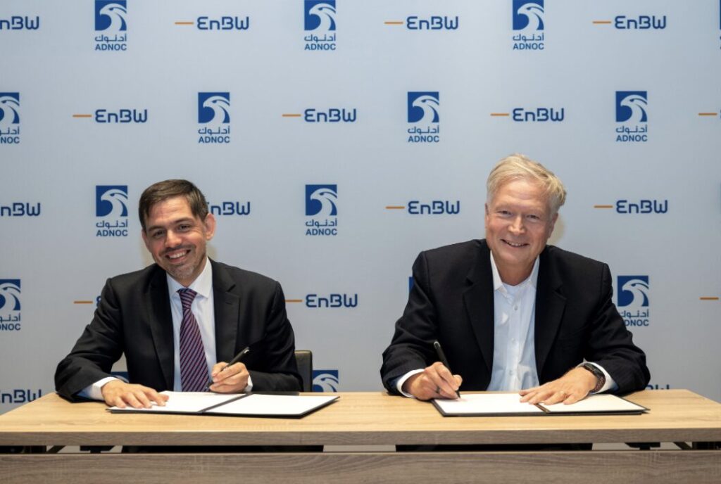 ADNOC firma acuerdo por 0,6 MTPA con la empresa alemana EnBW