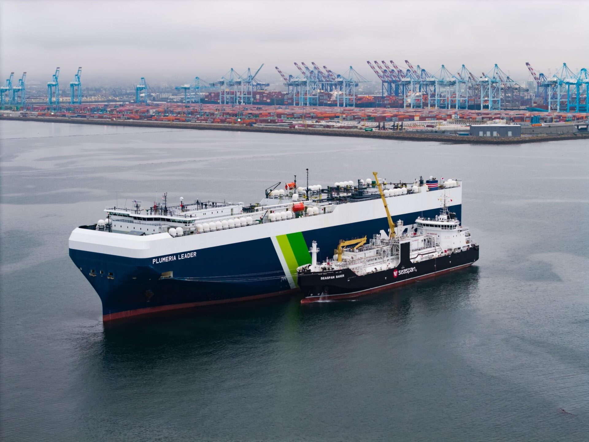 Seaspan Energy celebra un hito en Long Beach con el primer abastecimiento de GNL STS