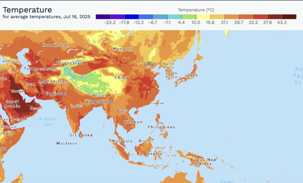 Calor en Asia reduce el flujo de GNL a Europa