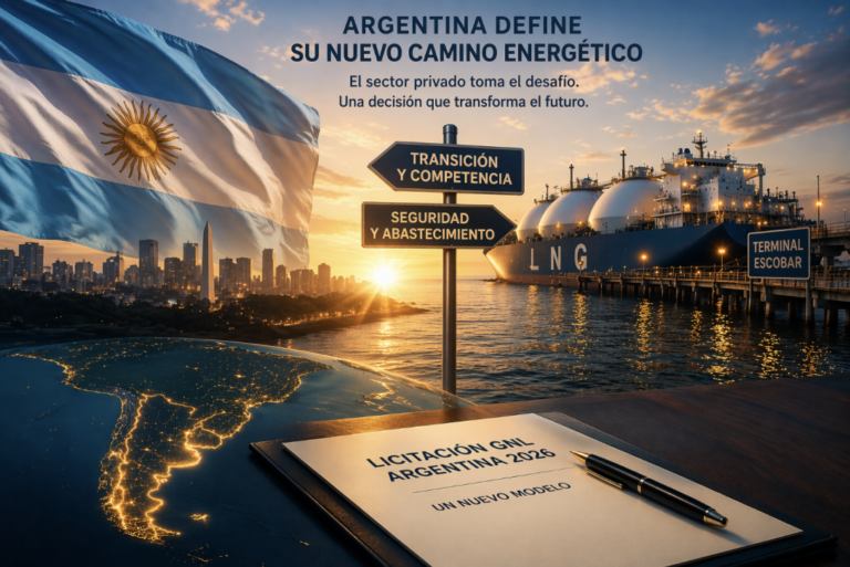 Argentina: Trafigura y Naturgy compiten por el primer contrato privado de GNL