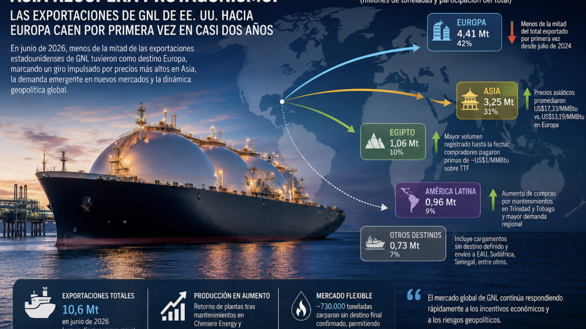 Exportaciones de GNL de EE.UU. Junio 2026