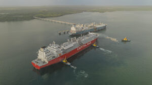 Cargamento de GNL No. 200. Cortesía de Calamarí LNG
