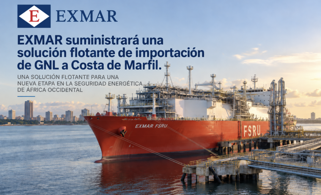 EXMAR suministrará una solución flotante de importación de GNL a Costa de Marfil.