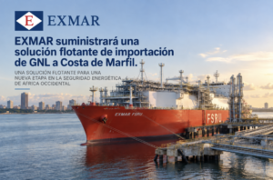 EXMAR suministrará una solución flotante de importación de GNL a Costa de Marfil.