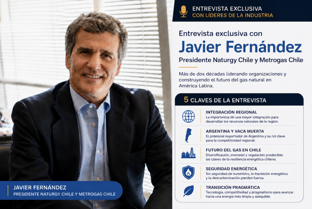 Javier Fernández. Presidente Metrogas Chile